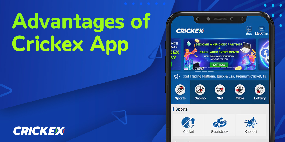 Benefits of the Crickex mobile sports betting app