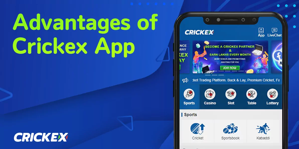 Benefits of the Crickex mobile sports betting app