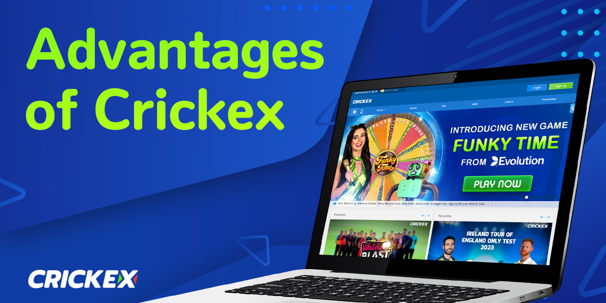 List of benefits of Crickex bookmaker for Indian users