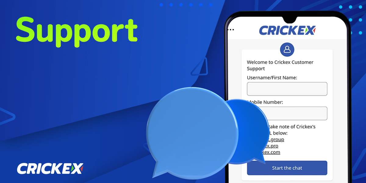 How Crickex support works for users from India